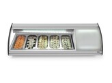 Sushi display 5x GN 1/3  Arktic  230V/160W  1307x445x H 327mm
