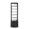 Koelvitrinekast 270L  Arktic  Zwart  230V/290W  556x526x H 1913mm
