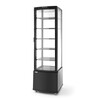 Koelvitrinekast 270L  Arktic  Zwart  230V/290W  556x526x H 1913mm