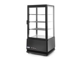 Koelvitrinekast 78L  Arktic  zwart  230V/170W  444x397x H 940mm