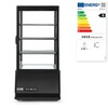 Koelvitrinekast 78L  Arktic  zwart  230V/170W  444x397x H 940mm