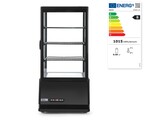 Koelvitrinekast 78L  Arktic  zwart  230V/170W  444x397x H 940mm