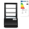 Koelvitrinekast 58L  Arktic  zwart  230V/170W  452x406x H 830mm