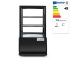 Koelvitrinekast 58L  Arktic  zwart  230V/170W  452x406x H 830mm