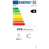 Koelvitrinekast 58L  Arktic  zwart  230V/170W  452x406x H 830mm