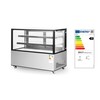 Koelvitrine met 2 schappen  Arktic  510L  230V/490W  1524x677x H 1230mm