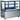 Koelvitrine met 2 schappen  Arktic  410L  230V/490W  1224x677x H 1230mm