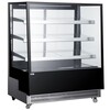 Koelvitrine met 3 schuine schappen  Arktic  650L  Zwart  230V/490W  1200x833x H 1460mm