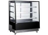 Koelvitrine met 3 schuine schappen  Arktic  650L  Zwart  230V/490W  1200x833x H 1460mm