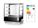 Koelvitrine met 3 schuine schappen  Arktic  650L  Zwart  230V/490W  1200x833x H 1460mm