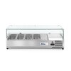 Opzetkoelvitrine GN 1/3  Arktic  6x GN 1/3  230V/180W  1405x420x H 456mm