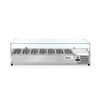 Opzetkoelvitrine GN 1/4  Arktic  7x GN 1/4  230V/180W  1505x335x H 460mm