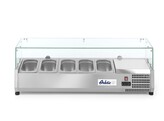 Opzetkoelvitrine GN 1/4  Arktic  7x GN 1/4  230V/180W  1505x335x H 460mm