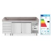 Pizzawerkbank met 2 deuren en 7 lades 280L  Arktic  250L  230V/250W  2020x802x H 1000mm