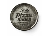 Assiette a pizza Recipe Collection Noir  HENDI  Noir   310mm