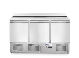 Saladette met 3 deuren 380L  Arktic  230V/310W  1390x702x H 888mm