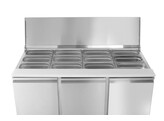 Saladette met 3 deuren 380L  Arktic  230V/310W  1390x702x H 888mm