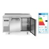 Koelwerkbank met 2 deuren Kitchen Line 220L  Arktic  Kitchen Line  166L  230V/300W  1200x600x H 886mm