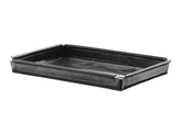 High speed oven bakplaat  anti-aanbaklaag  versterkt  HENDI  Zwart  290x190x H 30mm