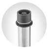 Staafmixer 500 met variabele snelheid en 500 mm staaf  HENDI  Kitchen Line  Zwart  230V/500W   100x916mm
