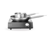 Set  Inductie kookplaat 3500W   steelpan   koekenpan  HENDI  Zwart  230V/3500W  320x395x H 95mm