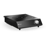 Set  Inductie kookplaat 3500W   steelpan   koekenpan  HENDI  Zwart  230V/3500W  320x395x H 95mm