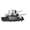 Set  Inductie kookplaat 3500W   steelpan   koekenpan  HENDI  Zwart  230V/3500W  320x395x H 95mm