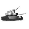 Set  Inductie kookplaat 3500W   steelpan   koekenpan  HENDI  Zwart  230V/3500W  320x395x H 95mm