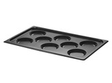 Bakplaat met antiaanbaklaag CONVECTOMAT EGGPLATE.  HENDI  GN 1/1  Zwart  530x325x H 26mm