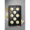 Bakplaat met antiaanbaklaag CONVECTOMAT EGGPLATE.  HENDI  GN 1/1  Zwart  530x325x H 26mm