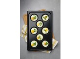Bakplaat met antiaanbaklaag CONVECTOMAT EGGPLATE.  HENDI  GN 1/1  Zwart  530x325x H 26mm