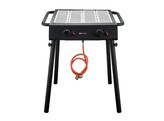 Xantos Black Gasgrill  HENDI  Zwart  9 5kW  770x710x H 870mm