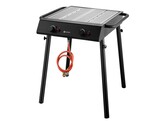 Xantos Black Gasgrill  HENDI  Zwart  9 5kW  770x710x H 870mm