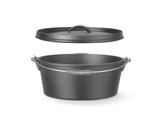 Marmite en fonte  HENDI  7 2L  Noir   310x H 130mm  Rond