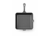 Gietijzeren Grillpan  HENDI  Zwart  250x250x H 50mm  Vierkant