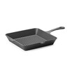 Gietijzeren Grillpan  HENDI  Zwart  250x250x H 50mm  Vierkant