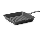 Gietijzeren Grillpan  HENDI  Zwart  250x250x H 50mm  Vierkant