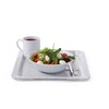 Polyester dienblad voor zelfbedieningsrestaurants  AmerBox  GN 1/2  graniet  325x265mm