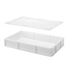 Couvercle pour bac a patons pour pizza GN 1/1  HENDI  GN 1/1  Blanc  530x325x H 20mm
