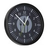 Wandklok  HENDI  designed by Robert Bronwasser  Zwart   356x H 45mm