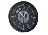 Wandklok  HENDI  designed by Robert Bronwasser  Zwart   356x H 45mm