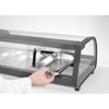 Vitrine a sushis  Arktic  Capacite   5 x GN 1/2  H 40 mm  bacs inclus .  Noir  230V/190W  1800x420x H 265mm