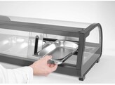 Vitrine a sushis  Arktic  Capacite   5 x GN 1/2  H 40 mm  bacs inclus .  Noir  230V/190W  1800x420x H 265mm