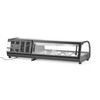 Vitrine a sushis  Arktic  Capacite   5 x GN 1/2  H 40 mm  bacs inclus .  Noir  230V/190W  1800x420x H 265mm