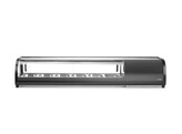 Vitrine a sushis  Arktic  Bacs inclus   6 x GN 1/3  H  40 mm.  GN 1/3  Noir  230V/190W  1529x426x H 296mm