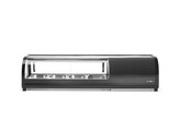 Vitrine a sushis  Arktic  Bacs inclus   4 x GN 1/3  H  40 mm.  GN 1/3  Noir  230V/190W  1177x426x H 296mm