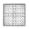 Vaatwaskorf voor glaswerk  HENDI  25 vakken  500x500x H 104mm