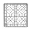Vaatwaskorf voor glaswerk  HENDI  16 vakken  500x500x H 104mm