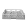 Vaatwaskorf voor glaswerk  HENDI  9 vakken  500x500x H 104mm