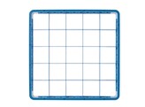 Rehausseur pour casier de lavage  HENDI  25 compartiments 88x88 mm  500x500x H 45mm